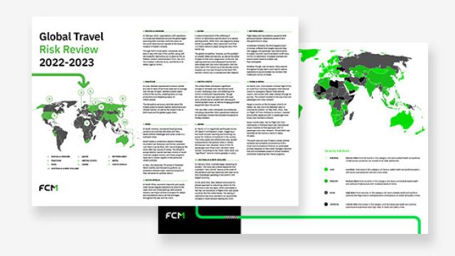 FCM, Global Travel Risk 2023, Business Travel